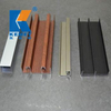 6063 6061 6005 perfiles de aluminio extruidos materiales de pared cortina T5